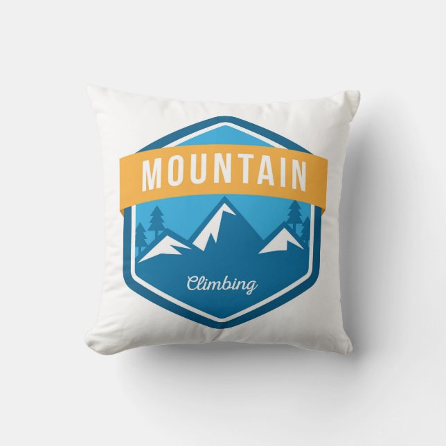 Cojín Decorativo Escalada de montaña (Anverso)