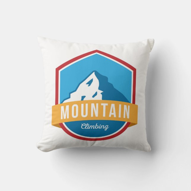 Cojín Decorativo Escalada de montaña (Anverso)