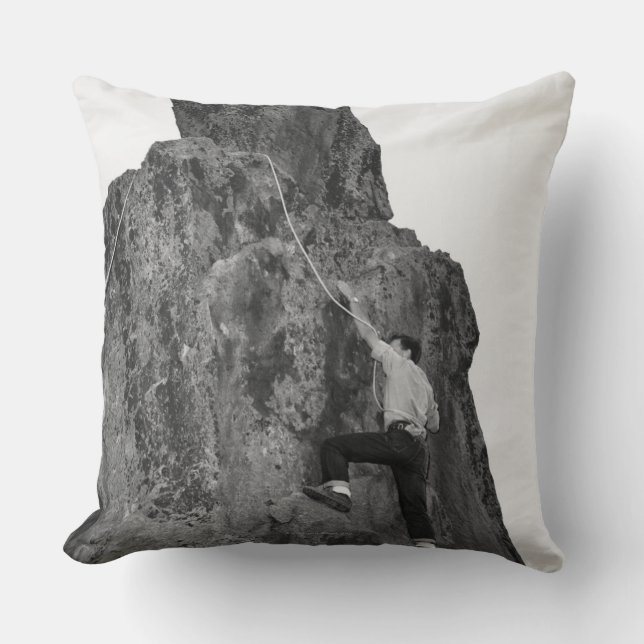 Cojín Decorativo Escalada del hombre (Anverso)