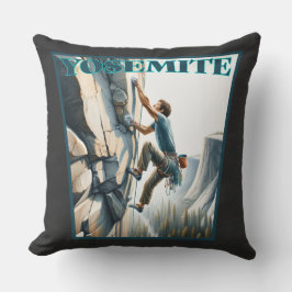 Cojín Decorativo Escalada rocosa de Yosemite California