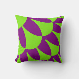 Cojín Decorativo Escalas verdes y púrpura