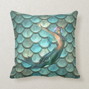 Cojín Decorativo Escamas de cola de sirena