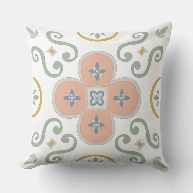 Cojín Decorativo escandinavo-terracotta (Anverso)