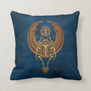 Cojín Decorativo Escarabajo egipcio con alas del escarabajo con