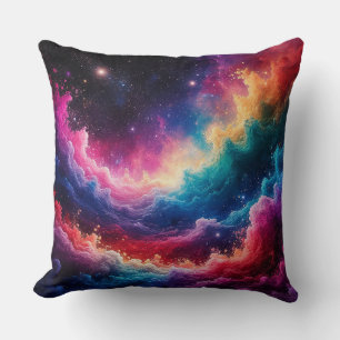 Cojín Decorativo Escena de galaxia abstracta