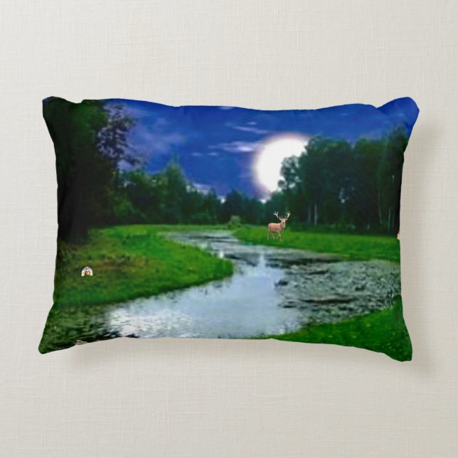 Cojín Decorativo Escena de la naturaleza (Reverso)