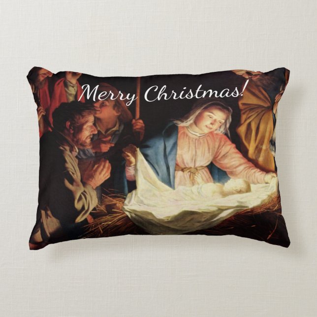 Cojín Decorativo Escena de navidades (Anverso)