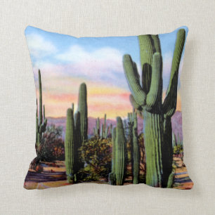 Cojín Decorativo Escena del desierto de Arizona Sonoran