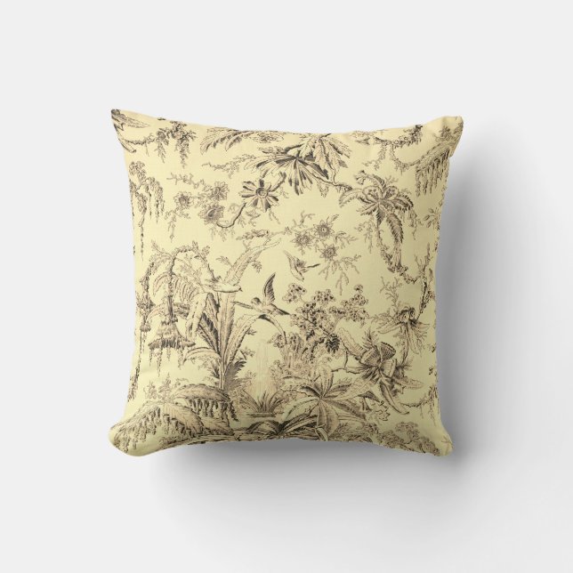 Cojín Decorativo Escenario de gráficos de tinta (Anverso)