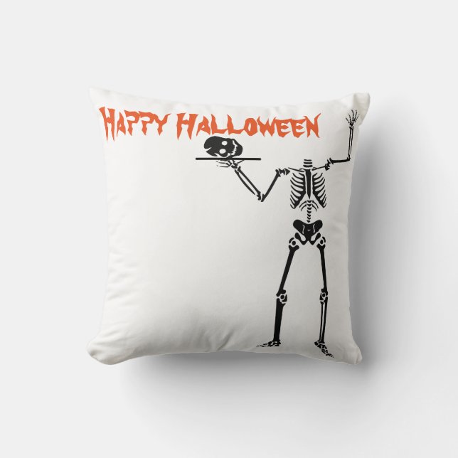 Cojín Decorativo Escenario Fun Happy Halloween (Anverso)