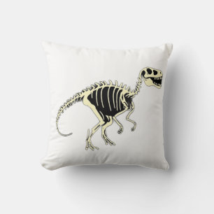 Cojín Decorativo Esclarecimiento de dinosaurio Personalizado brilla