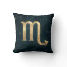 Escorpio cósmico Zodiac con siluetas celestes