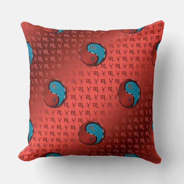 Cojín Decorativo Escorpio el escorpión (Anverso)