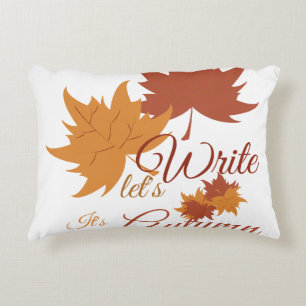 Cojín Decorativo Escribamos, es otoño