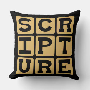 Cojín Decorativo Escritura, Estudio Bíblico
