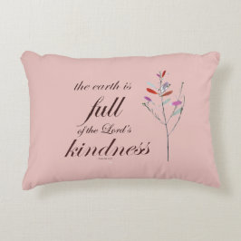 Cojín Decorativo Escritura, Salmo 33, Amabilidad,