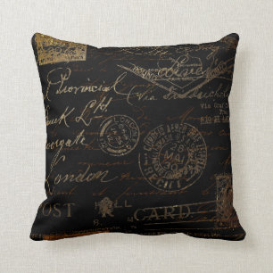 Cojín Decorativo Escritura y sellos