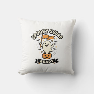 Cojín Decorativo Escuadrón de Fantasmas de Halloween