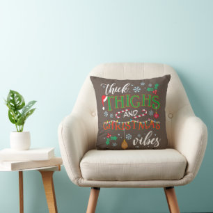 Cojín Decorativo Escuadrón de feriados de Navidades y pesados