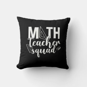 Cojín Decorativo Escuadrón de Maestros Maestros Maestros Math