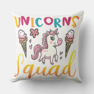 Cojín Decorativo Escuadrón de Unicornio