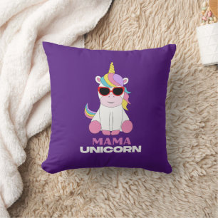 Cojín Decorativo Escuadrón mágico Mama Unicorn