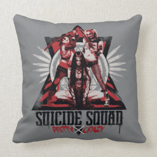 Cojín Decorativo Escuadrón suicida | Chicas del Escuadrón Loco de B