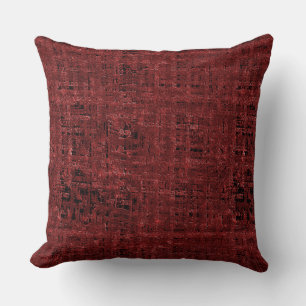 Cojín Decorativo Escuadrones rojos de poca monta de pintura