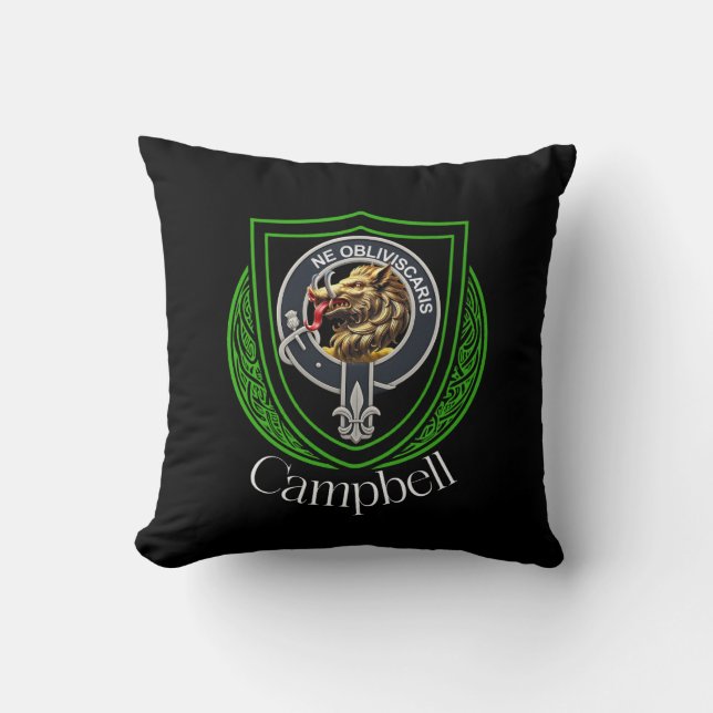 Cojín Decorativo Escudo Campbell Scottish (Anverso)