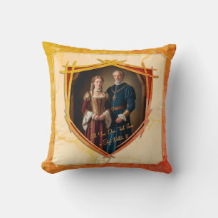 Cojín Decorativo Escudo de Armas de Caballero Regalo Antiguo Mediev