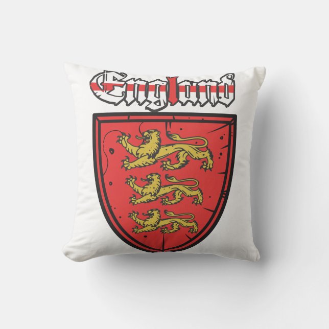 Cojín Decorativo Escudo de armas de Inglaterra (Anverso)