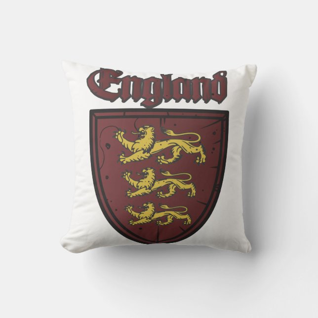 Cojín Decorativo Escudo de armas de Inglaterra (Anverso)