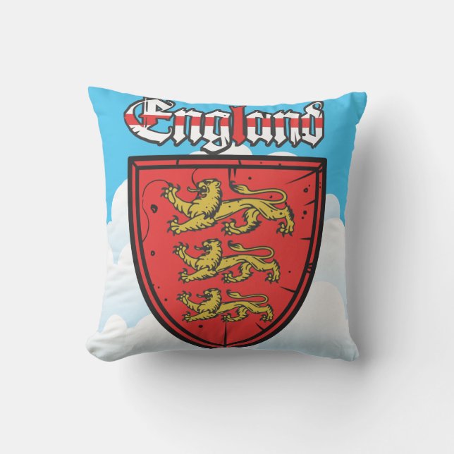 Cojín Decorativo Escudo de armas de Inglaterra (Anverso)