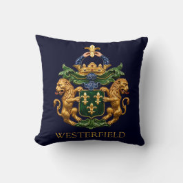 Cojín Decorativo Escudo de Armas de la Familia Holandesa Westerfiel