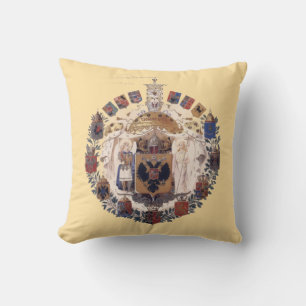 Cojín Decorativo Escudo de armas mayor de la Rusia Imperial