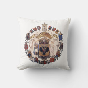 Cojín Decorativo Escudo de armas mayor de la Rusia Imperial