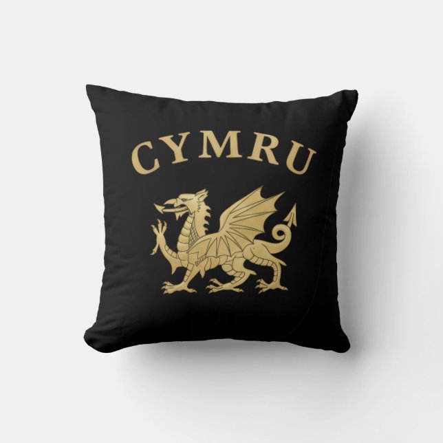 Cojín Decorativo Escudo de Cymru (Anverso)