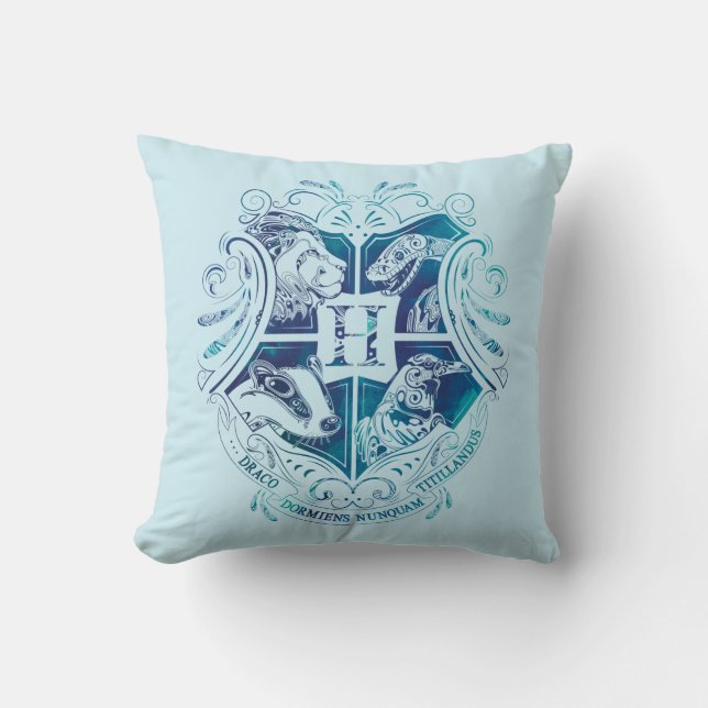 Cojín Decorativo Escudo de Harry Potter el | Aguamenti HOGWARTS™ (Anverso)