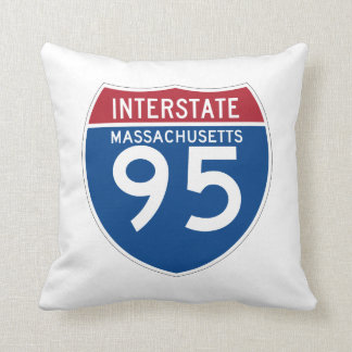 Cojín Decorativo Escudo de la carretera nacional de las MAMÁES I-95