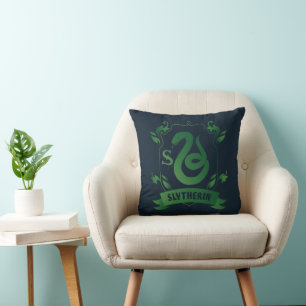 Cojín Decorativo Escudo de la Casa SLYTHERIN™ Ornamentado