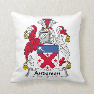 Cojín Decorativo Escudo de la familia de Anderson