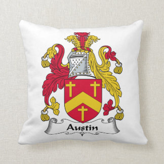 Cojín Decorativo Escudo de la familia de Austin