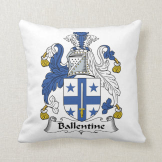Cojín Decorativo Escudo de la familia de Ballentine