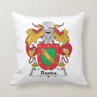 Cojín Decorativo Escudo de la familia de Banda