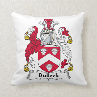 Cojín Decorativo Escudo de la familia de Bullock