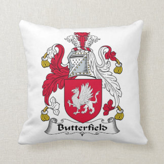 Cojín Decorativo Escudo de la familia de Butterfield