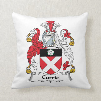 Cojín Decorativo Escudo de la familia de Currie
