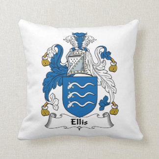 Cojín Decorativo Escudo de la familia de Ellis