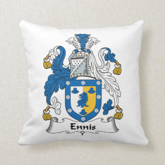 Cojín Decorativo Escudo de la familia de Ennis