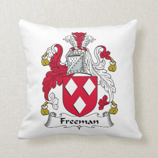 Cojín Decorativo Escudo de la familia de Freeman